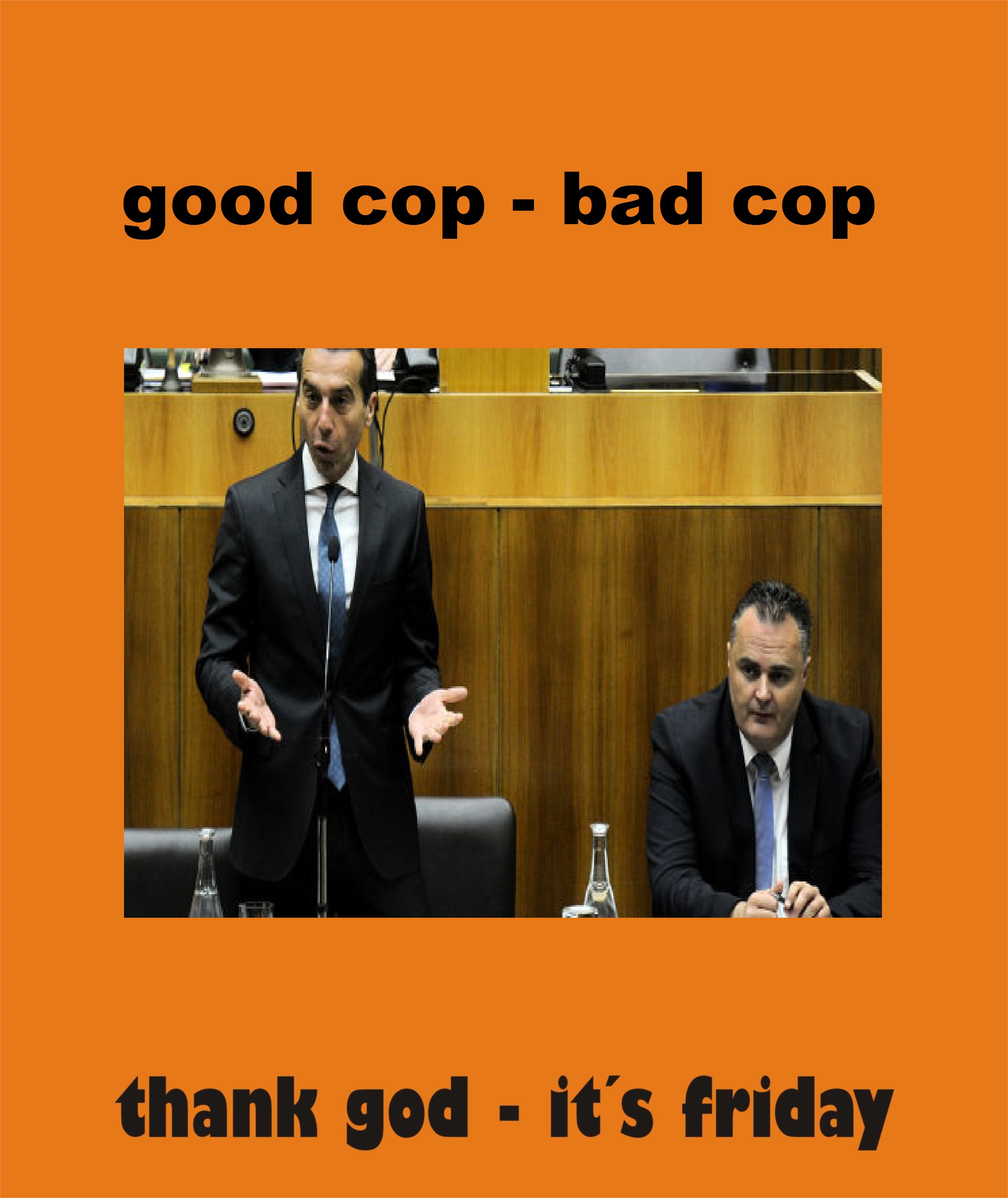 good cop - bad cop