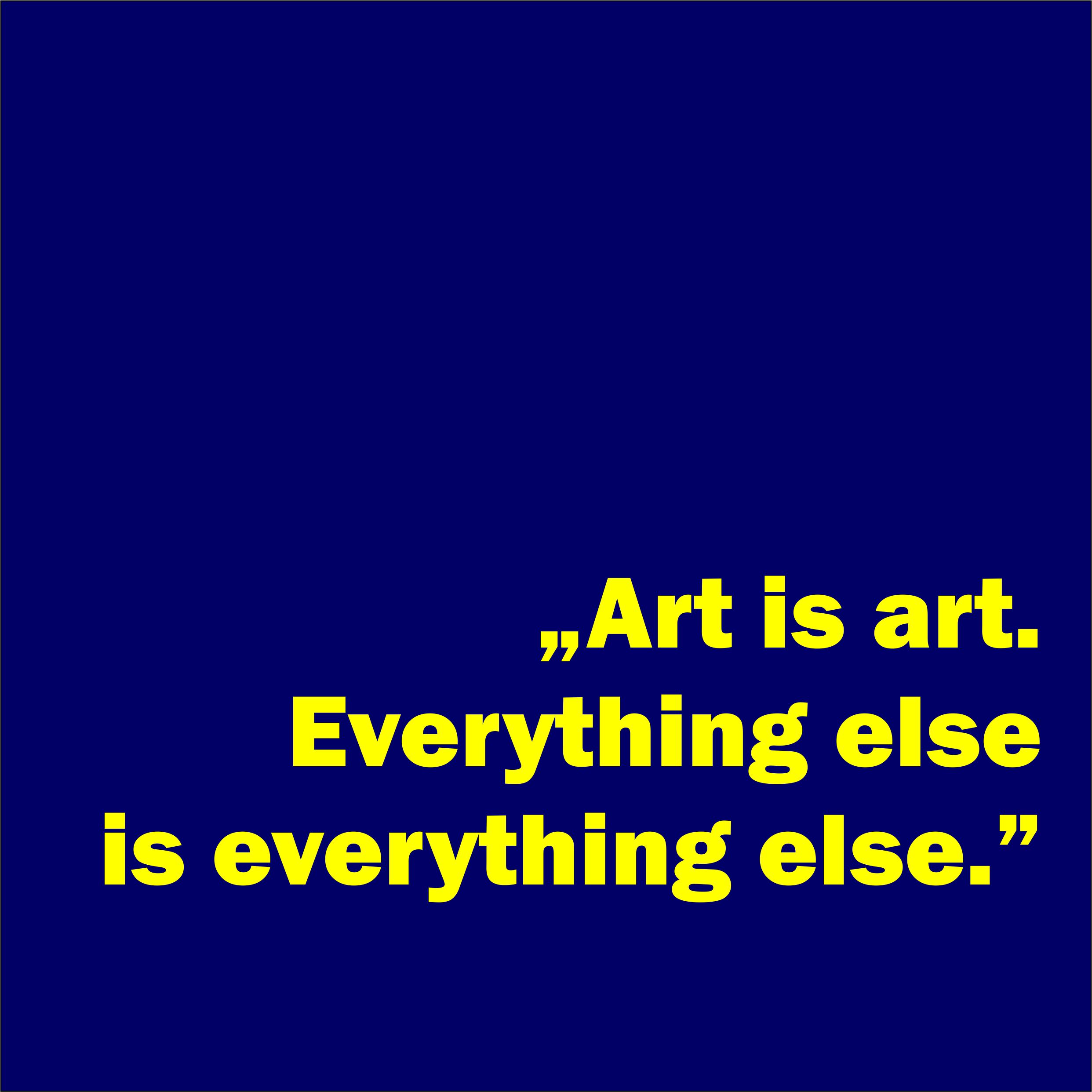 Was ist Kunst?