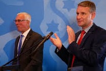 LR Elmar Podgorschek, FPÖ, zu Gast bei Björn Höcke, AfD