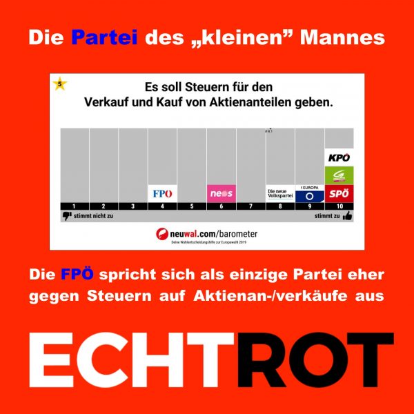 Die Partei des „kleinen“ Mannes!