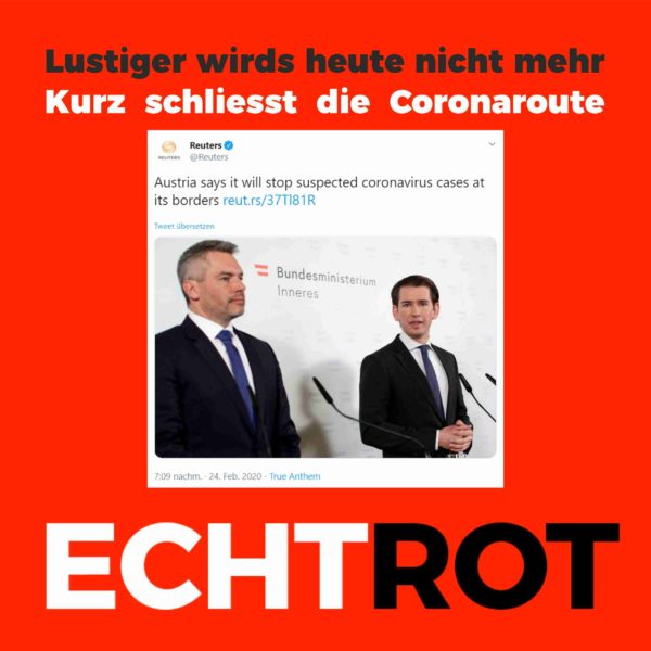 Kurz schliesst die Coronaroute