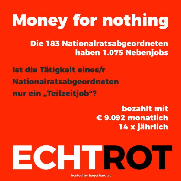 money for nothing?