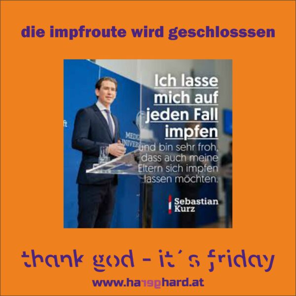 kurz hat die impfroute geschlossen