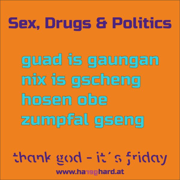 Sex, Drugs & Politics