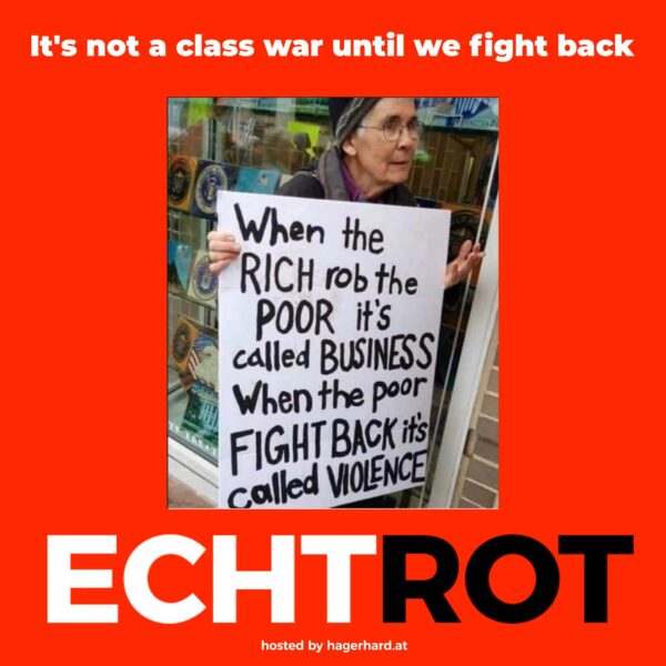 It’s not a class war until we fight back.