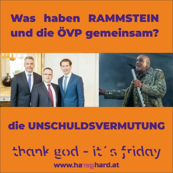 was haben rammstein und die övp gemeinsam?