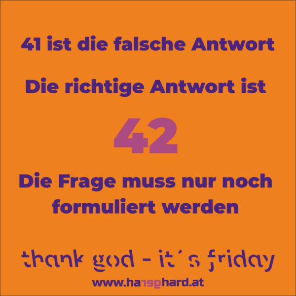 41 ist die falsche Antwort